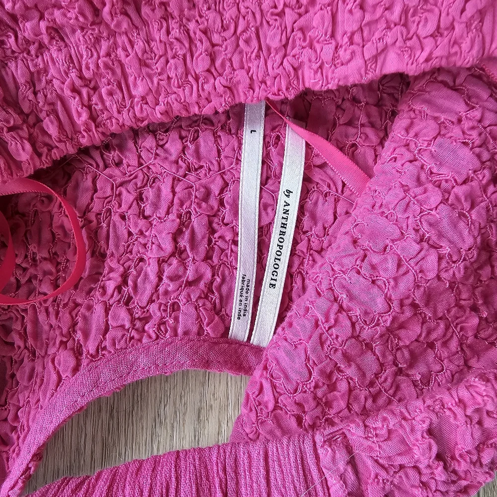 Elegant Pink Strapless Dress - Picture 10 of 11